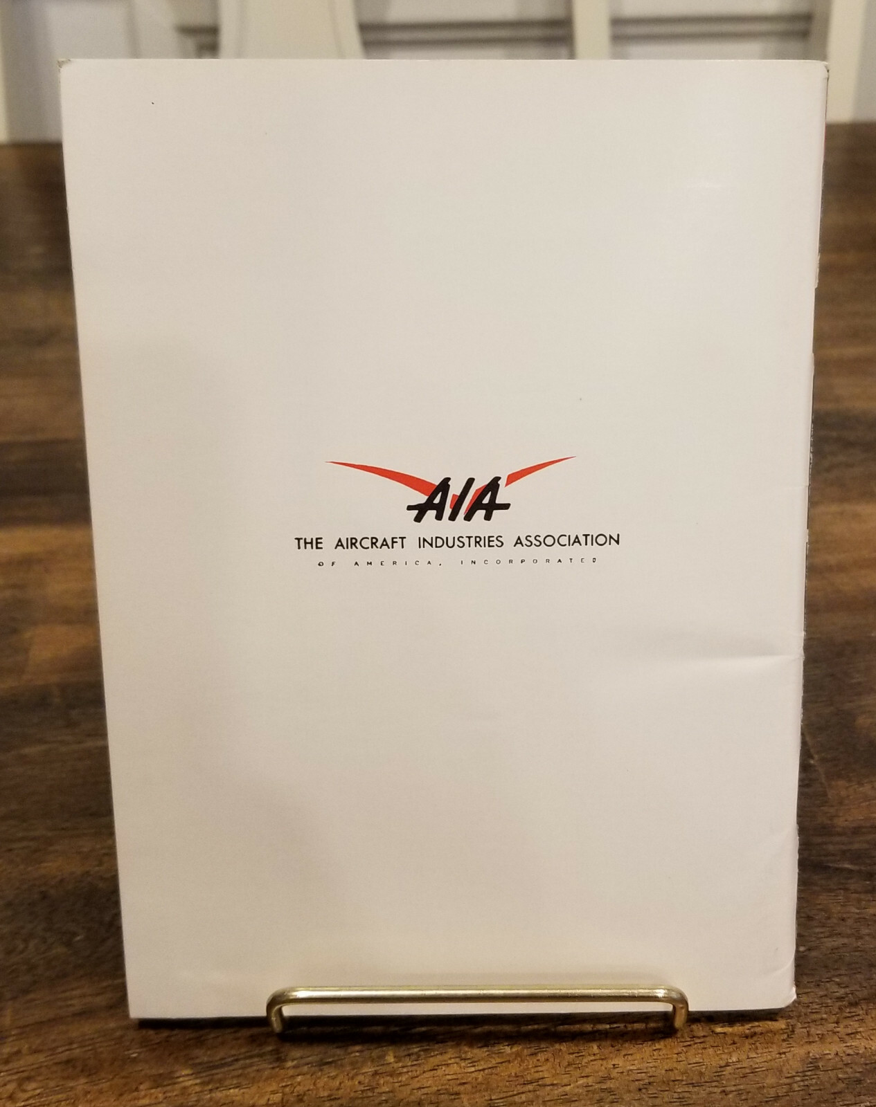 Vintage 1950s Aircraft Industries Association AIA PLANE VIEWS Pamphlet Brochure