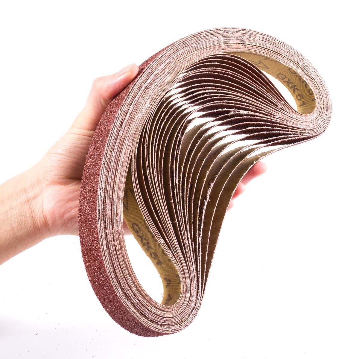 Sanding Belt 1 x 30 in 18-Pack 60 80 120 150 240 400 Grit Sander Belts Sandpaper