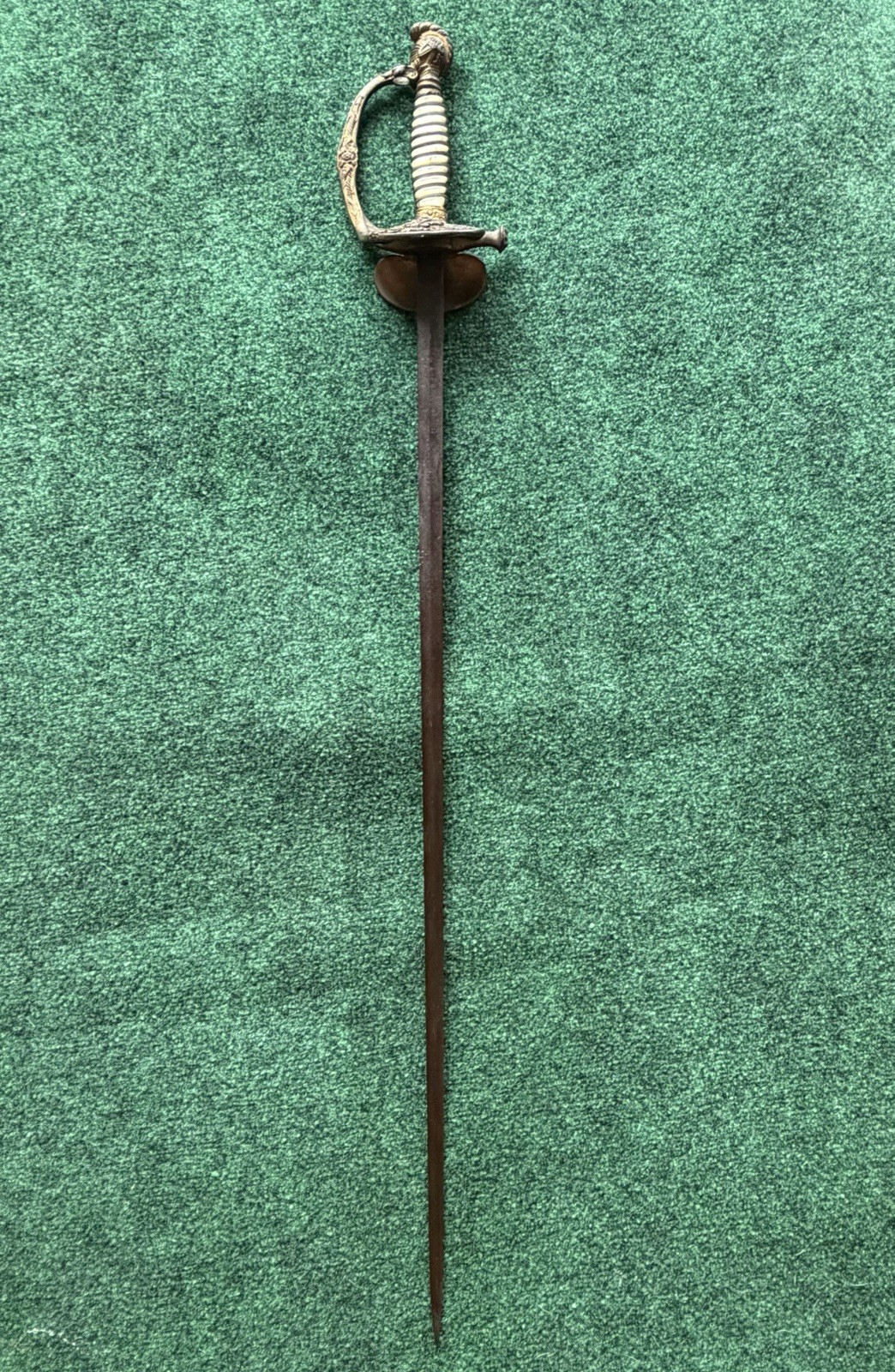 Mexican War Era Militia Staff Officer's Sword - Used