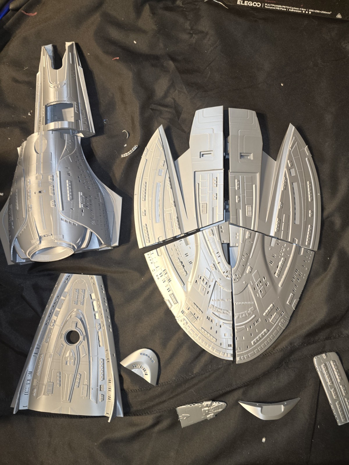 Star Trek Uss Enterprise Ncc 1701- F Odyssey Class Ship 1/1400 Custom 3d Kit 28"