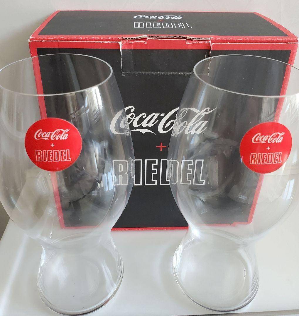 Riedel x Coca-Cola Collaboration Crystal Glass Set of 2 Lead-Free w/Box Germany
