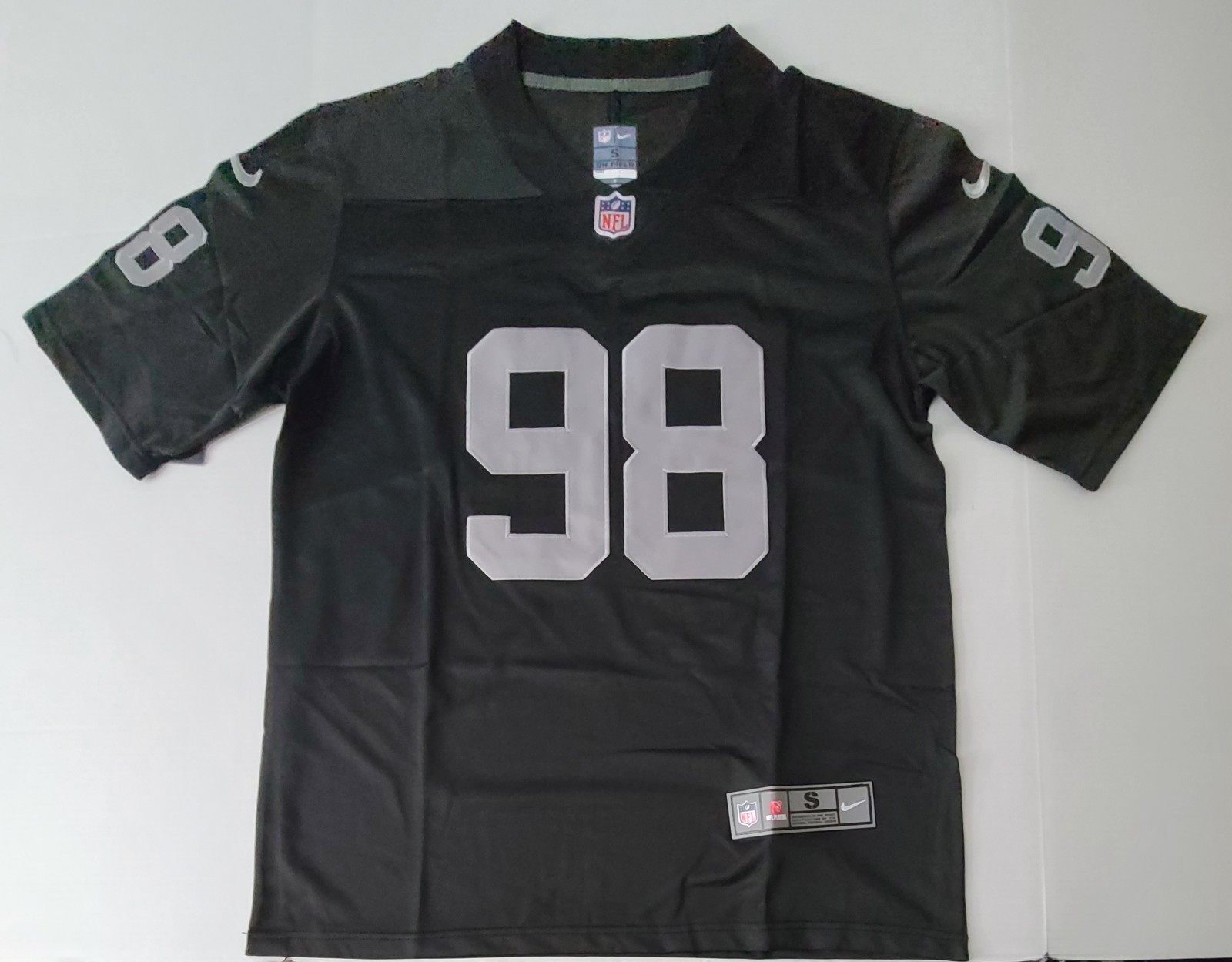 Maxx Crosby #98 Black Raiders Stitched Men's Jerseys