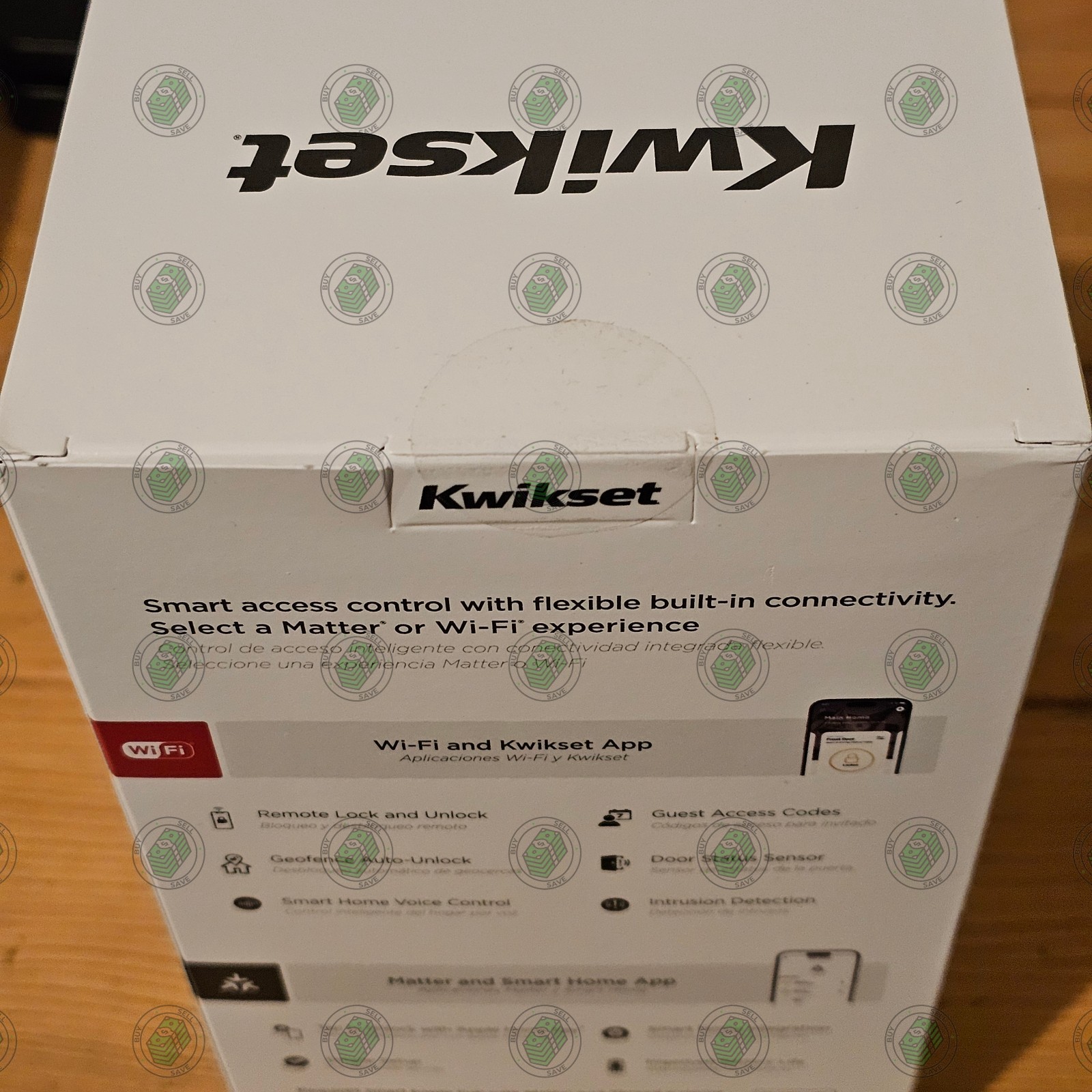 Kwikset Halo Select Plus Wi-Fi Matter Smart Lock Apple Home Keys - Satin Nickel