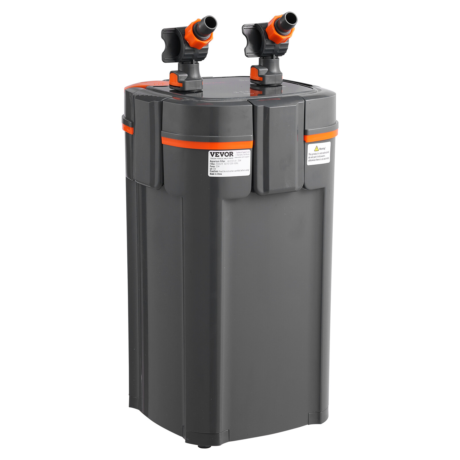 VEVOR 100 Gallon Aquarium Canister Filter 9w UV Sterilizer 317GPH Fish Tank