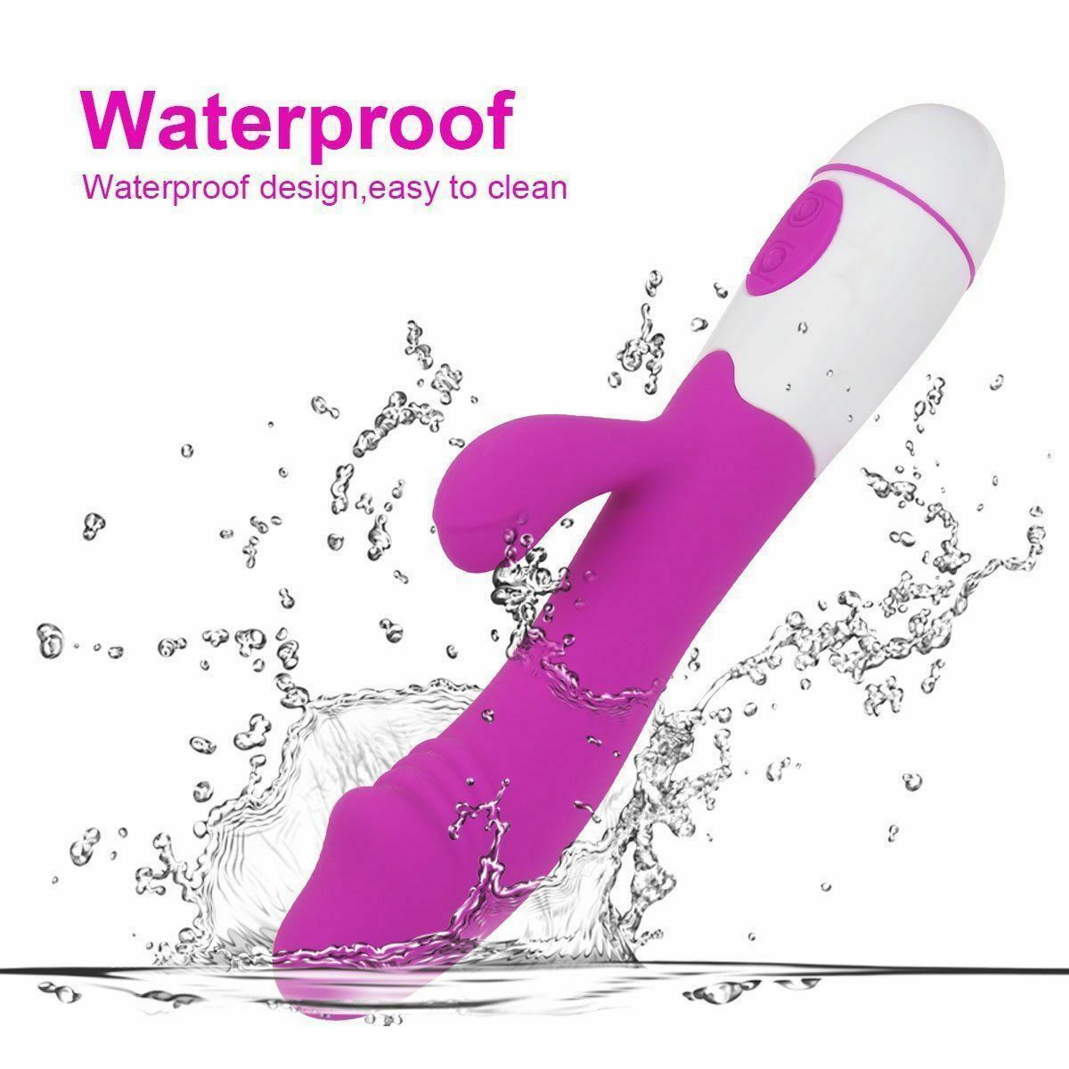 Multispeed Vibrator G Spot Dildo Rabbit Female Adult Sex Toy Massager Waterproof