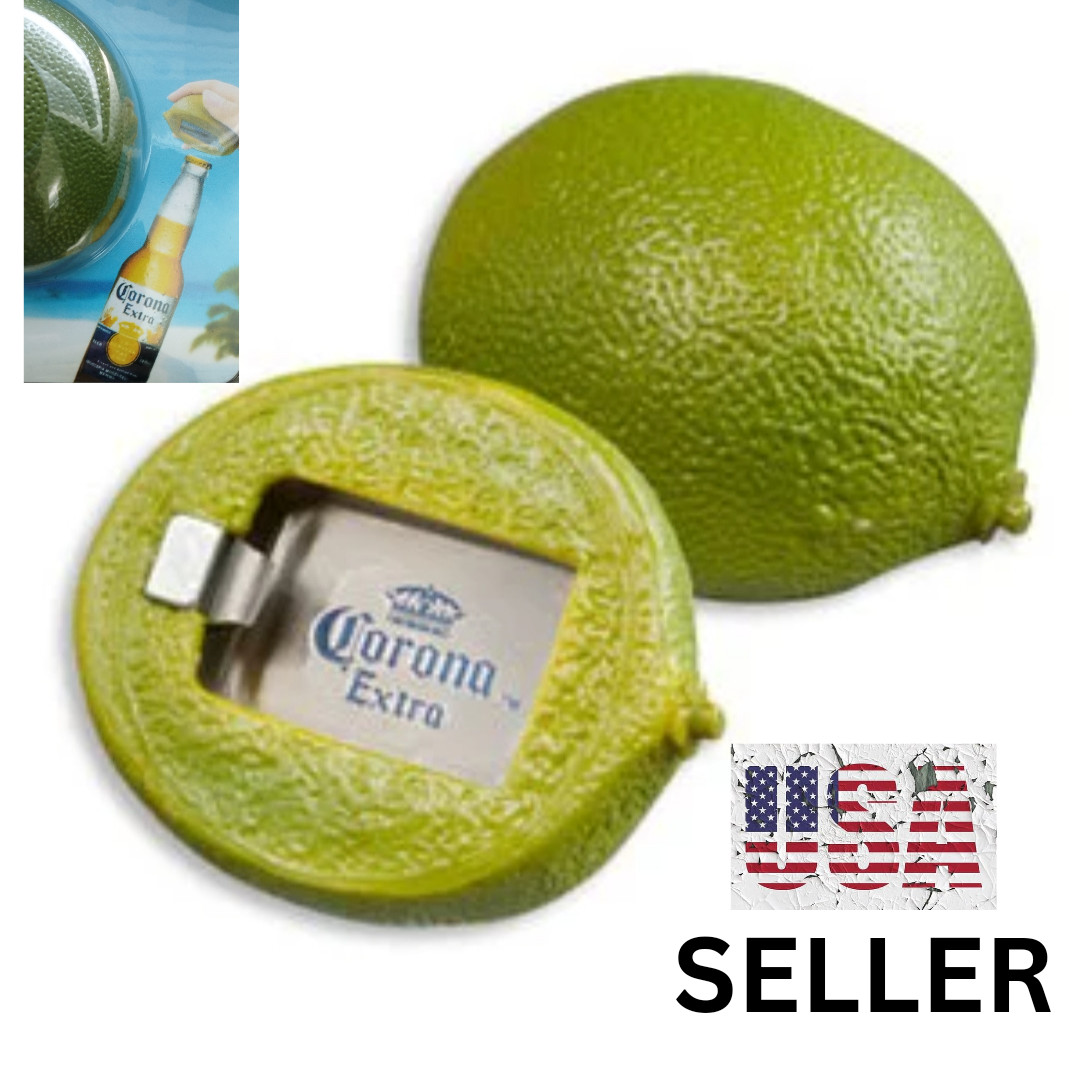 Corona Extra Lime Shape Vintage Magnetic Bottle Opener