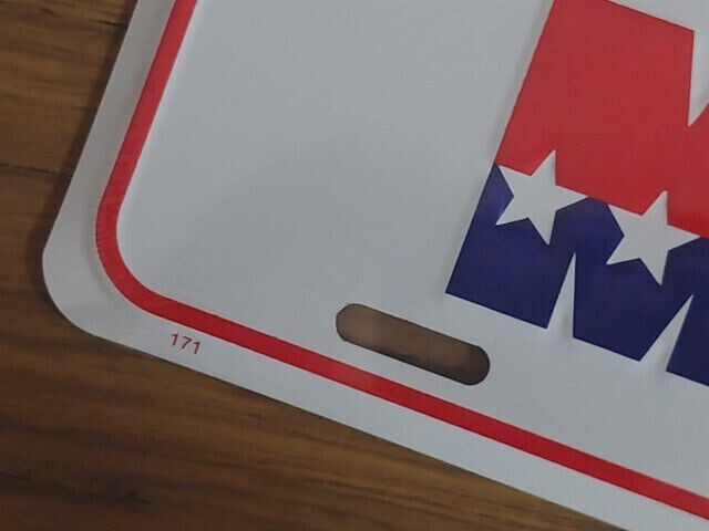 MACK TRUCKS EMBOSSED METAL LICENSE PLATE AUTO TAG NEW OLD STOCK NUMBER #2155