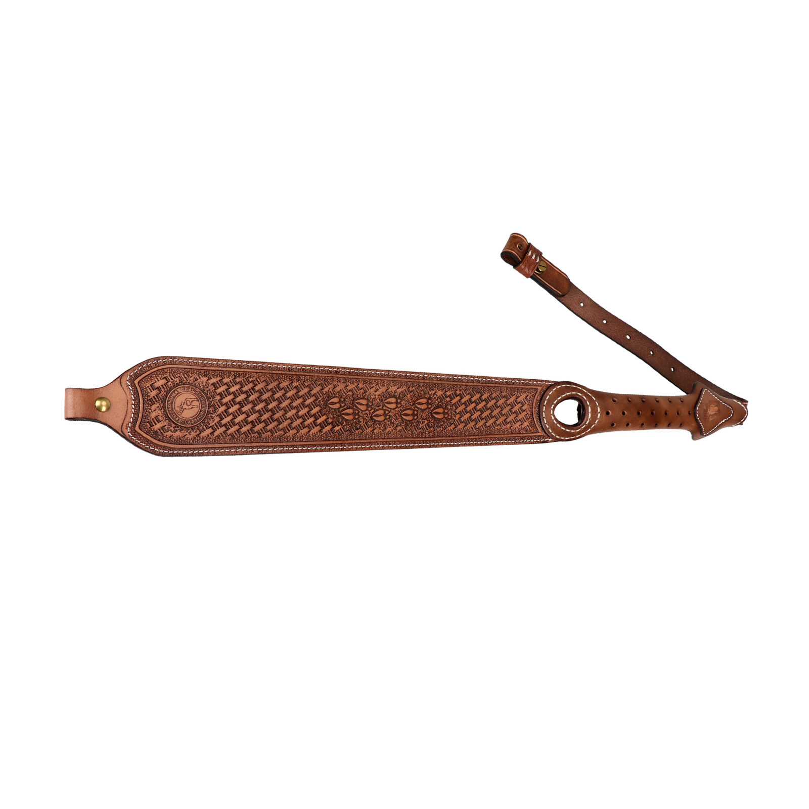 Tourbon Vintage Leather Rifle Sling Gun Carrying Strap Shooting Rest Adjustable