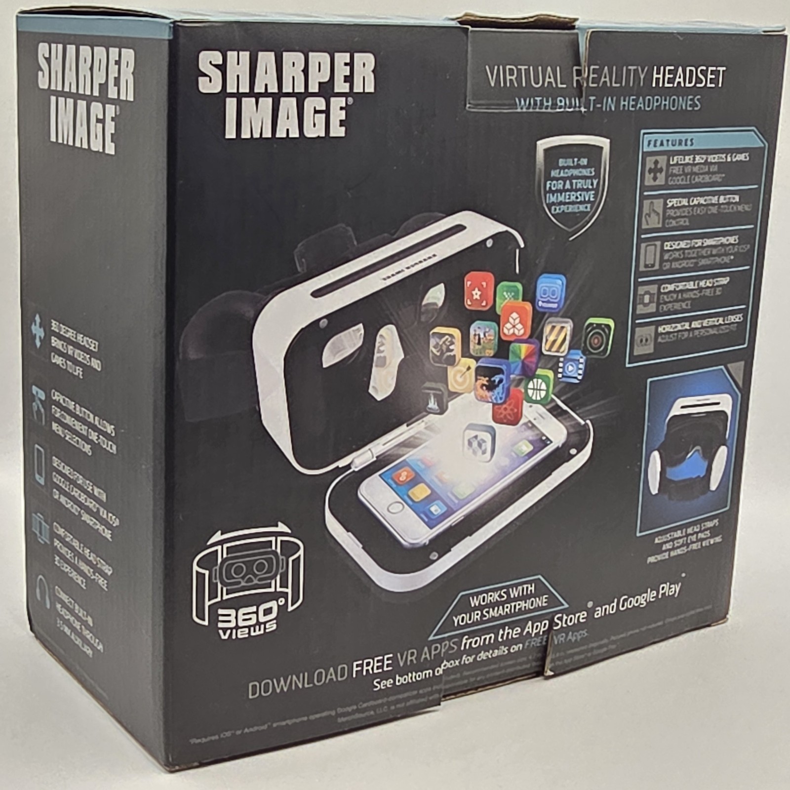 Sharper Image Virtual Reality Headset NEW Open Box