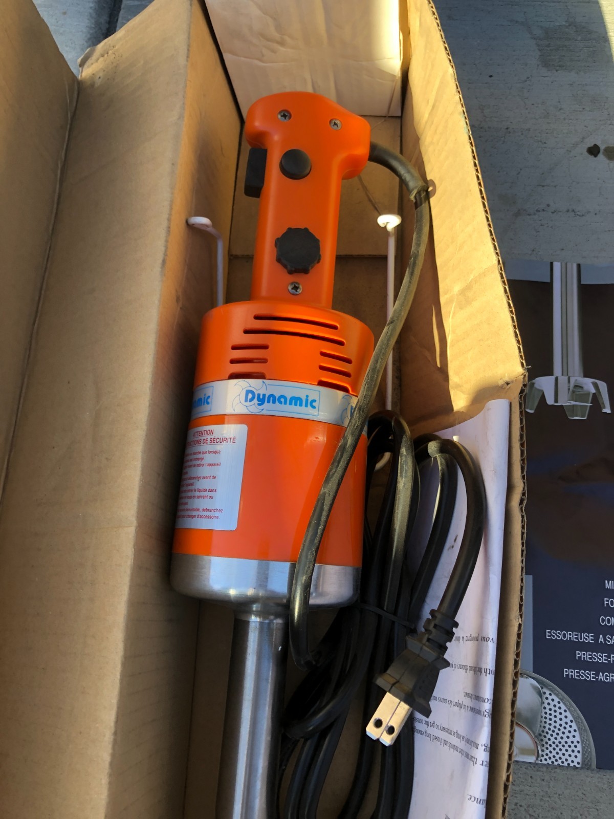 Dynamic International MMX98-115V PMX98 Immersion Mixer/Blender New