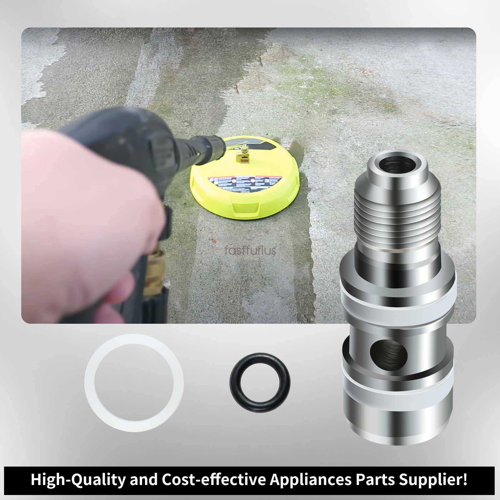 Rotating arm bearing For 12" - 15" Pressure Washer Rotary Flat Surface Cleaner