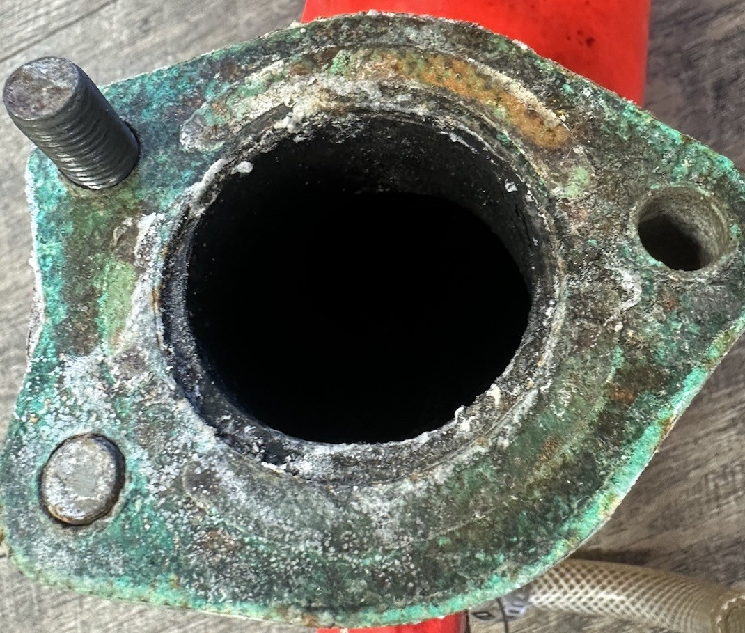 Kawasaki 650 SC, TS Coffman exhaust pipe muffler manifold