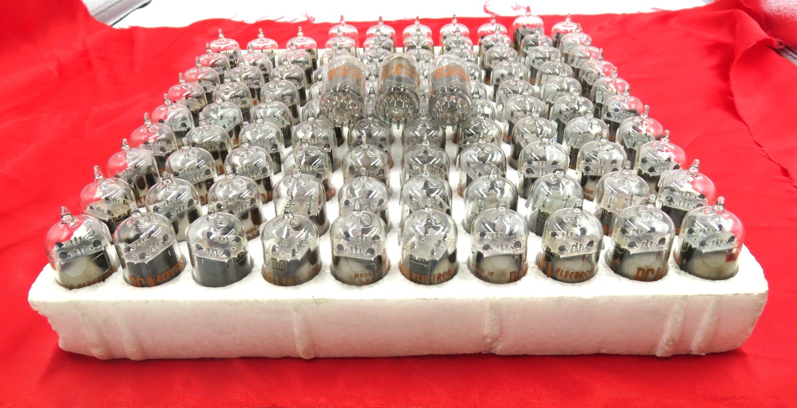 Vintage 1962 NOS RCA Clear Top 12AU7A PLATINUM GRADE ~ Matched Pair ~ New Tubes