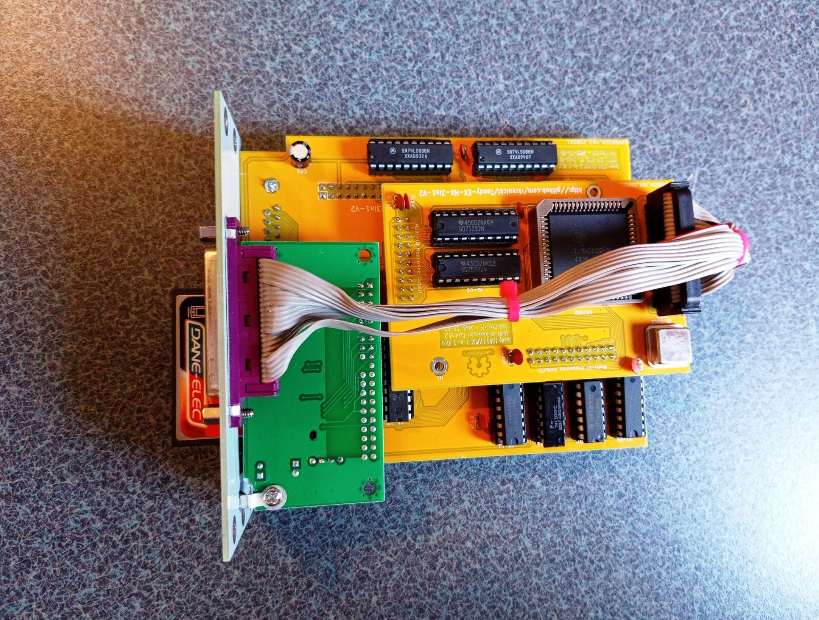 Tandy 1000 EX HX 3-in-1 V2 Adapter NEW! RAM + Serial + Parallel XTIDE Upgrade