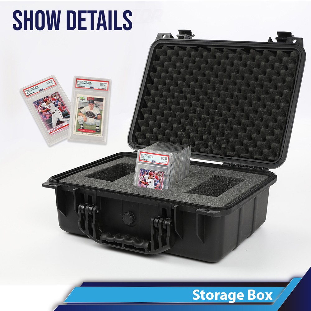 50CT/150CT Weatherproof Graded Card Storage Box Case Slab Holder & Protector New