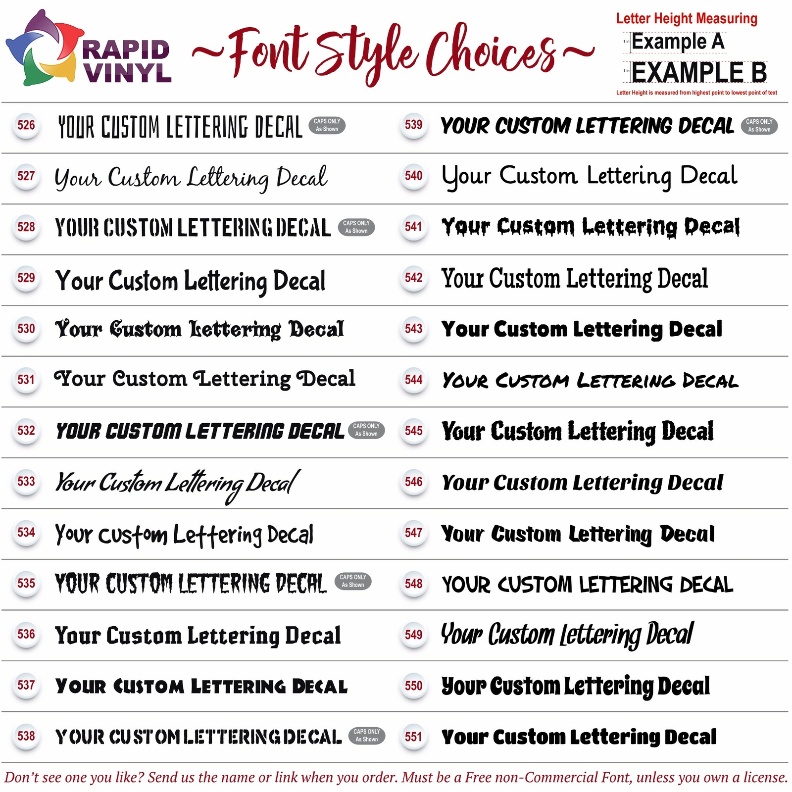 Chrome Custom Vinyl Lettering Text Decal for Home Garage Car Truck Boat Trailer