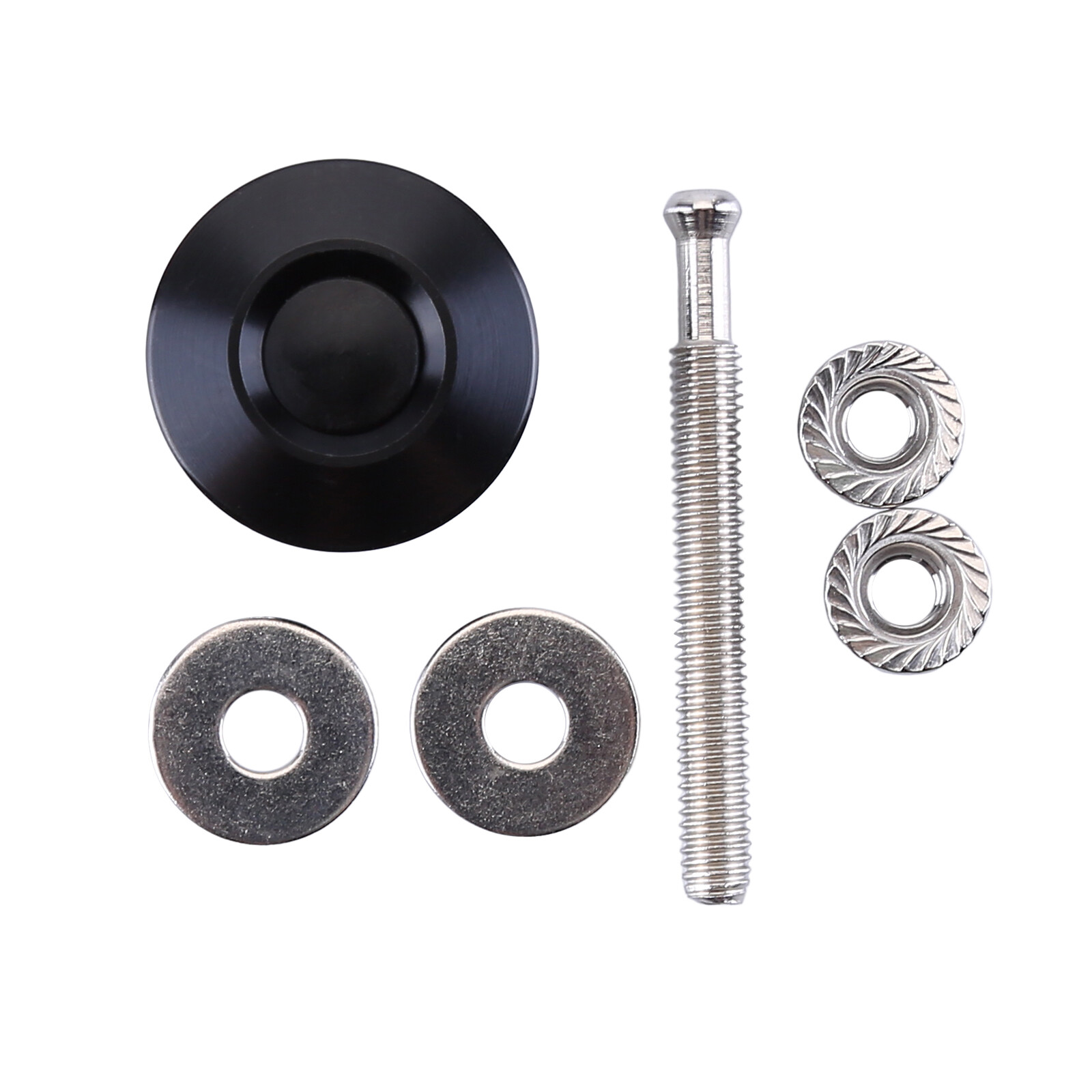 4PCS Aluminum Bumper Quick Release Fasteners Kit For Car Trunk Fender Hatch Lid