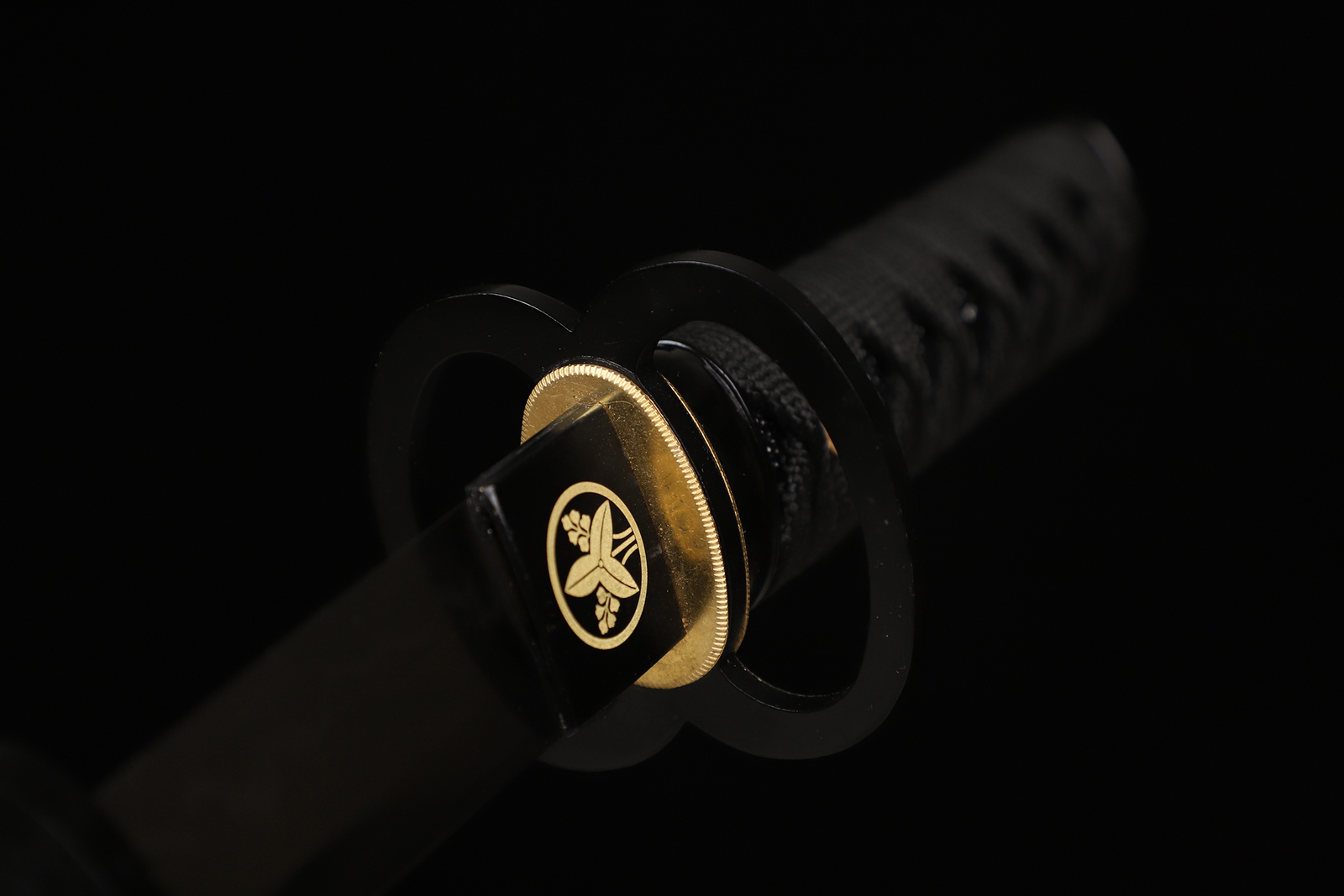 Black T10 Steel Clay Tempered Japanese Samurai Short Sword Real Hamon 20'' Tanto