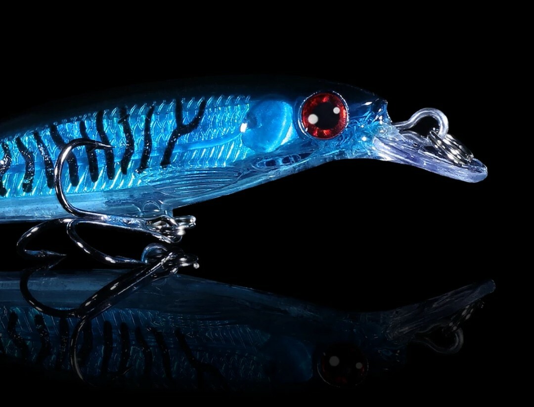 10 pcs Hard Minnow Fishing Baits Bass Lures Crankbait Tackle Wobbler New Lot