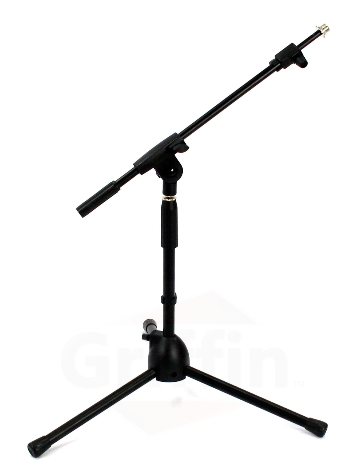 GRIFFIN Short Microphone Boom Stand | Small Low Mic Holder Guitar Amp Mount Drum