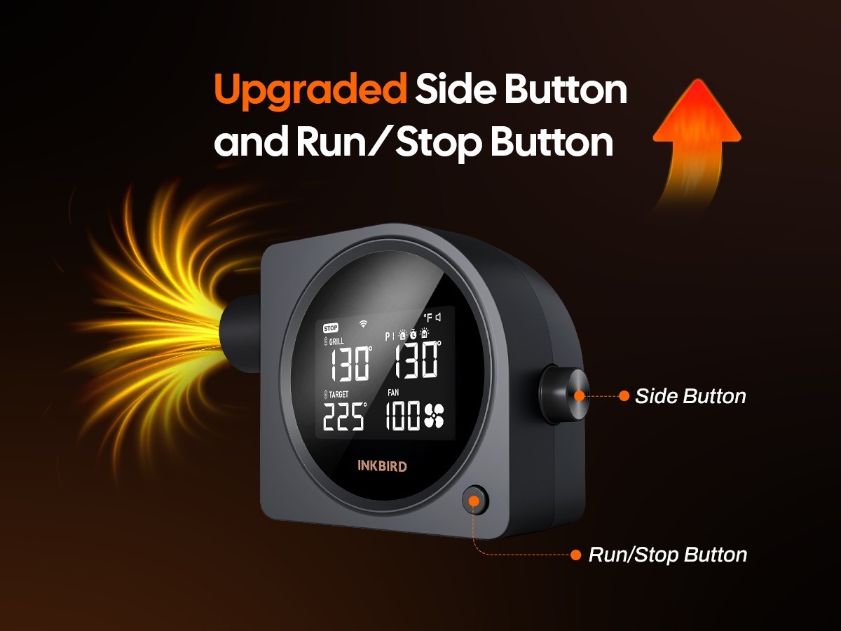 INKBIRD Automatic Smoker Fan Controller WiFi BBQ Meat Thermometer Cooking Tools