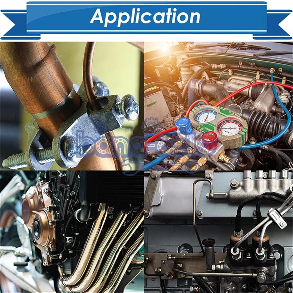 Copper Nickel Brake Line Tubing Kit 3/16 OD 25 Ft Coil Roll all Size Fittings US