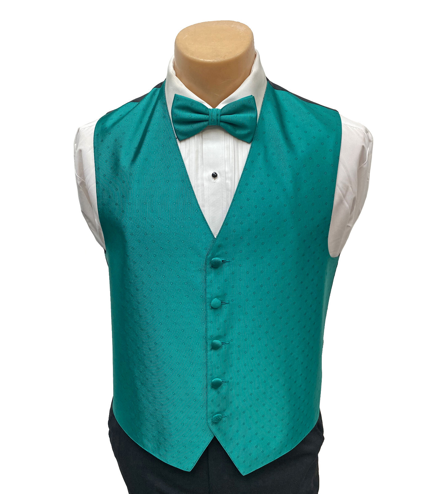 Men's Lauren Ralph Lauren Jade Green Tuxedo Vest with Choice of Tie
