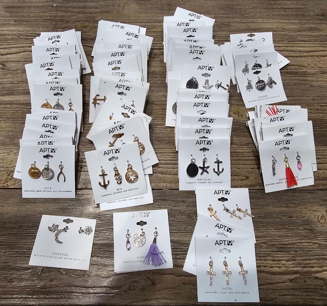 NEW 85 Pcs Necklace Charms Jewelry Nautical Faith Sea Apt.9 Mother Nature