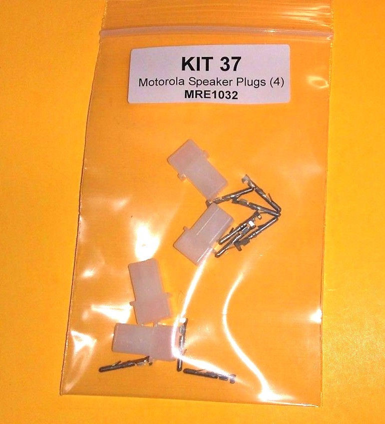 KIT 37 Motorola Speaker Plug Connector Spectra Syntor