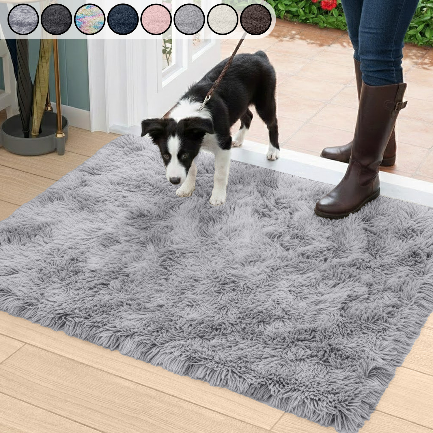 Non Slip Large Indoor Door Mat Dirt Trapper Washable Barrier Mats Entrance Rug