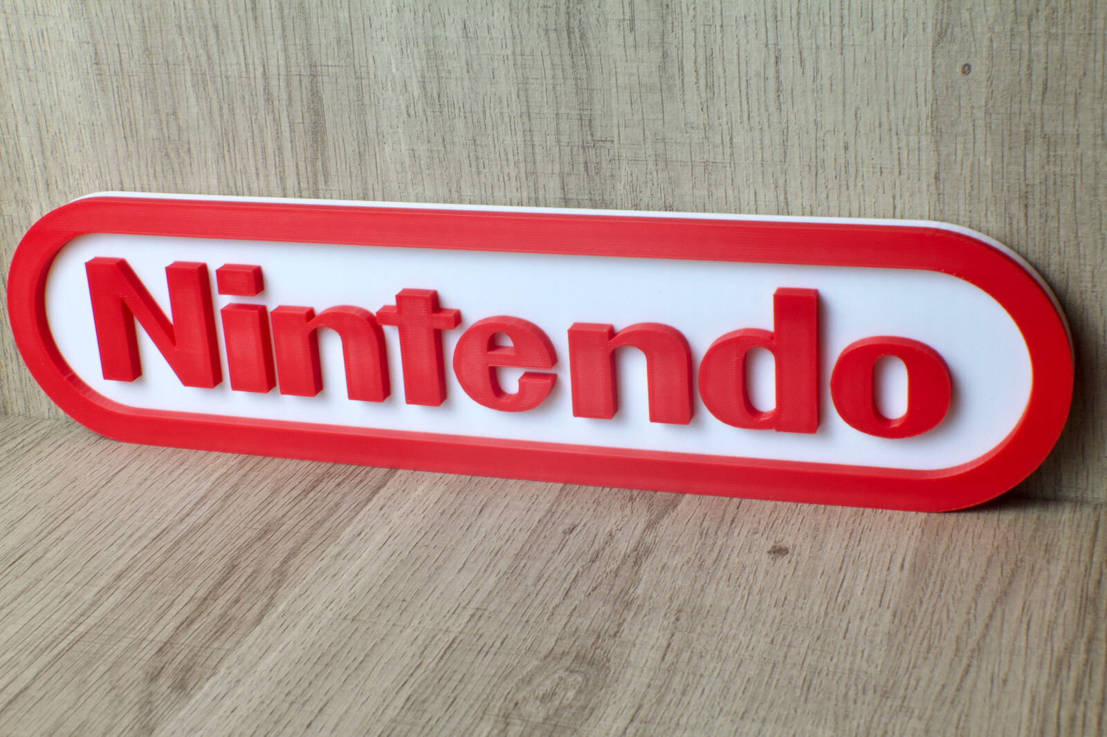 Large Nintendo Logo Video Game Wall Art Collectable Sign