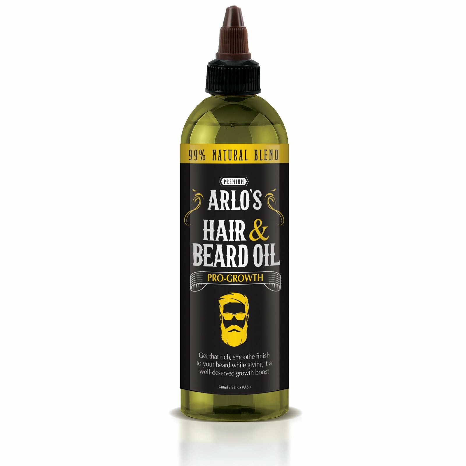Arlo's Pro-Growth Hair and Beard Oil 8 oz.