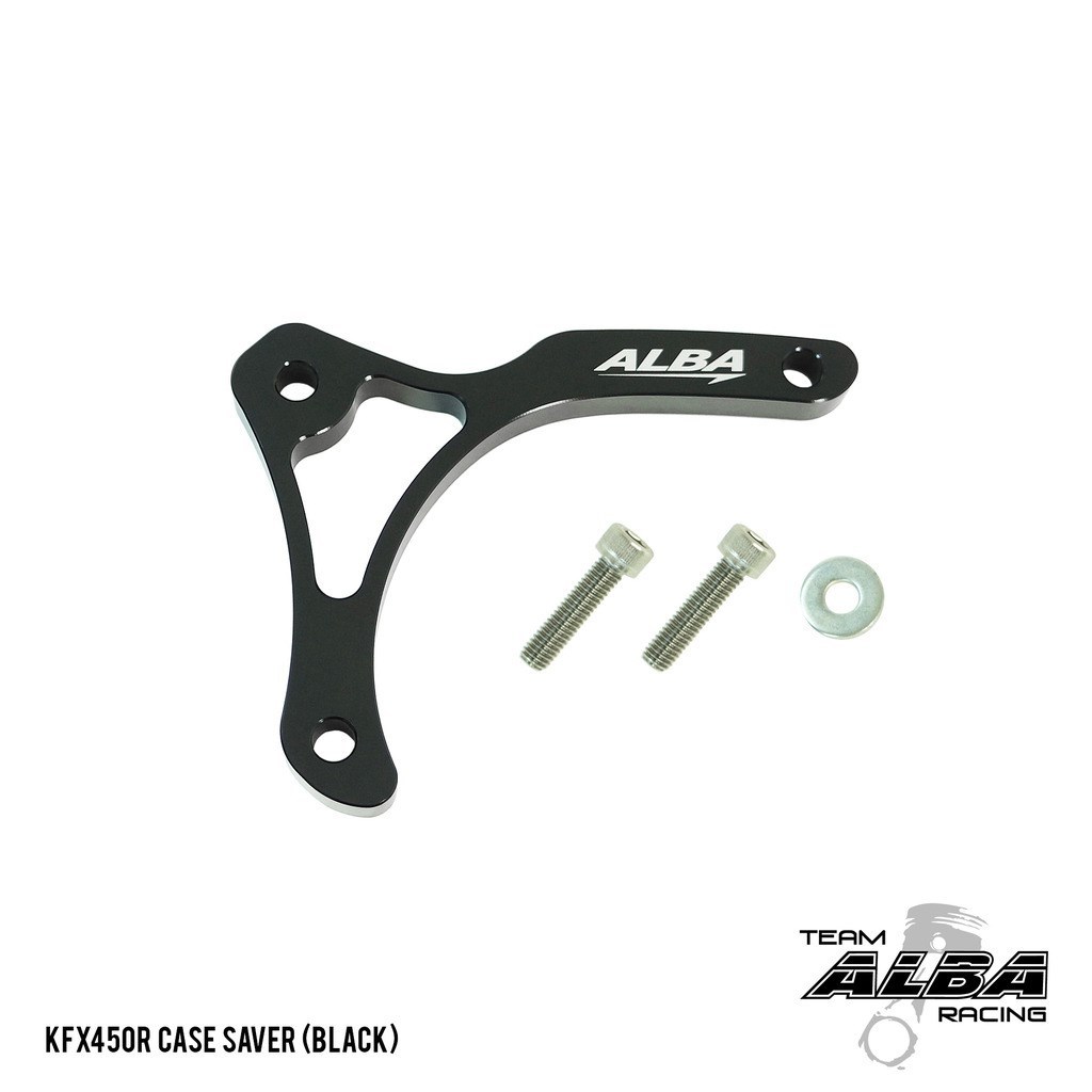 Kawasaki KFX  450R   Case Saver Billet Aluminum  Alba Racing    Black  188 T6 B