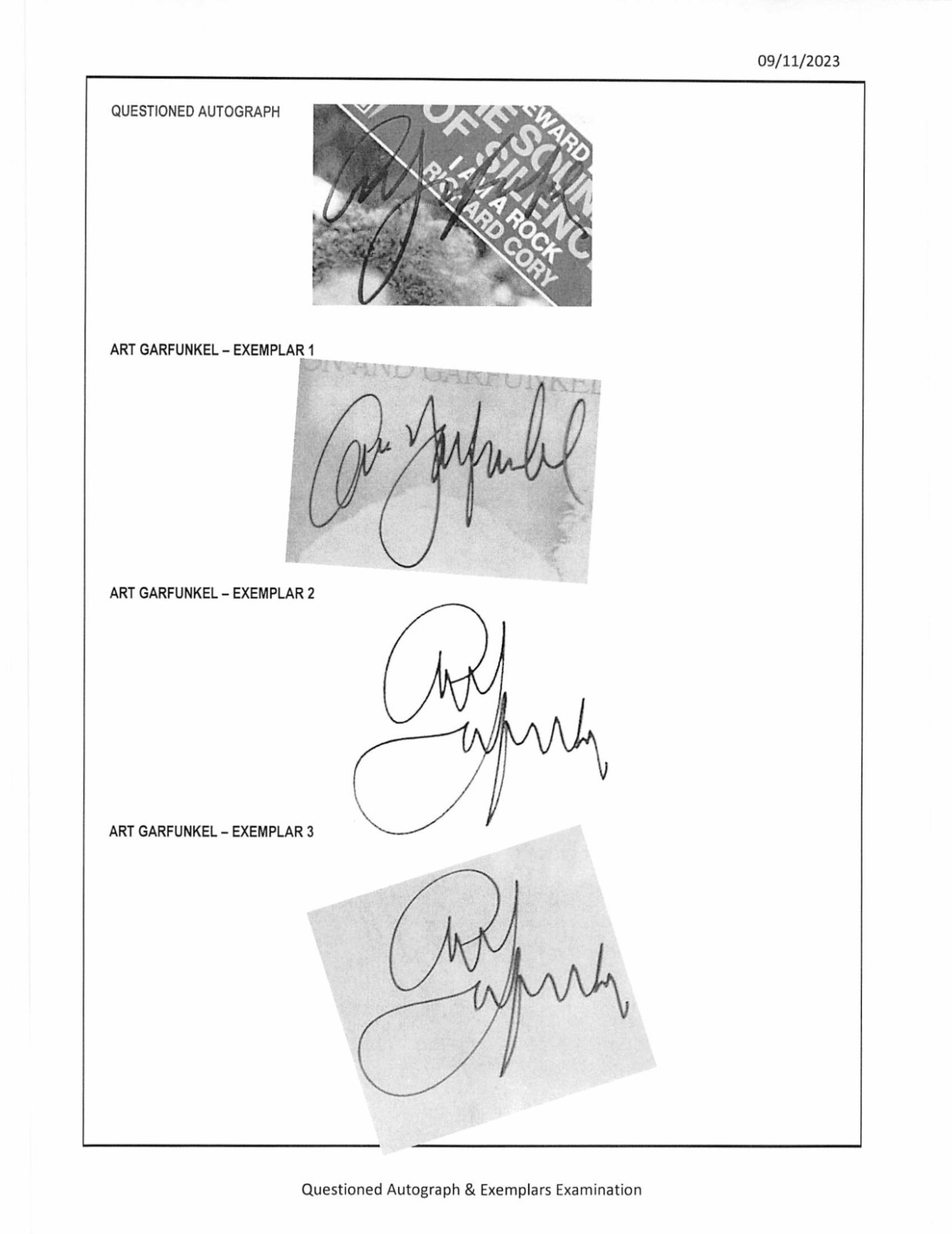 Simon Garfunkel Signed Autograph 45 Paul Simon Art Garfunkel Rare French Record