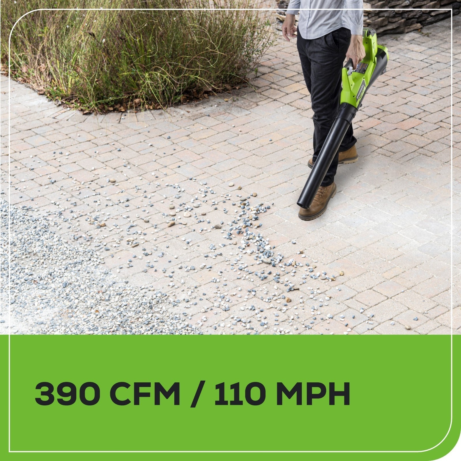 Greenworks 40V Cordless Leaf Blower and String Trimmer Combo Kit w/ 2Ah Battery