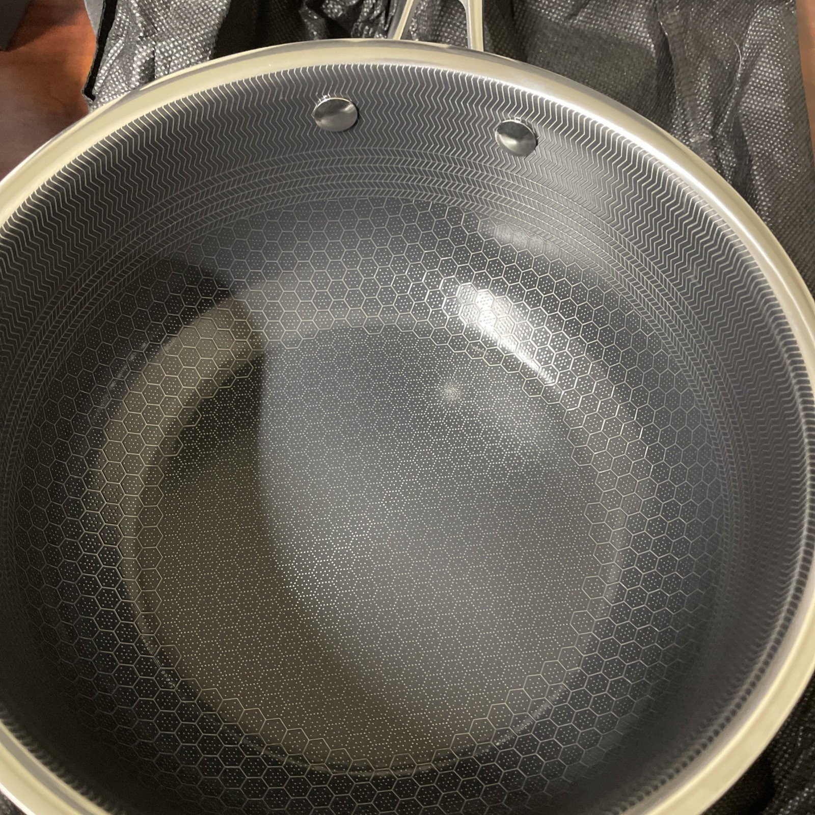 HexClad Hybrid Nonstick 6 Piece Sauce Pan Pot Cookware Set 2qt 3qt 8qt W/ Lids