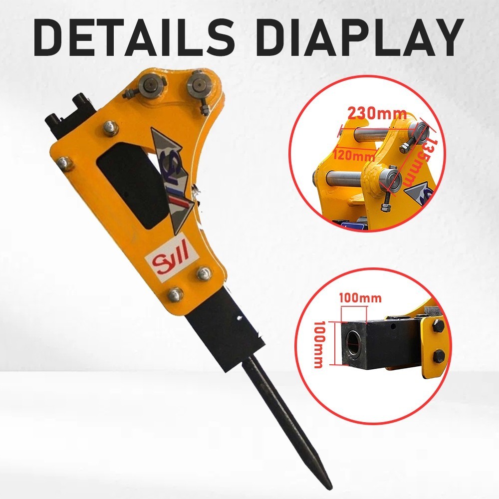 Hydraulic Breaker Hammer Attachment for 1-1.5 Ton Mini Excavator