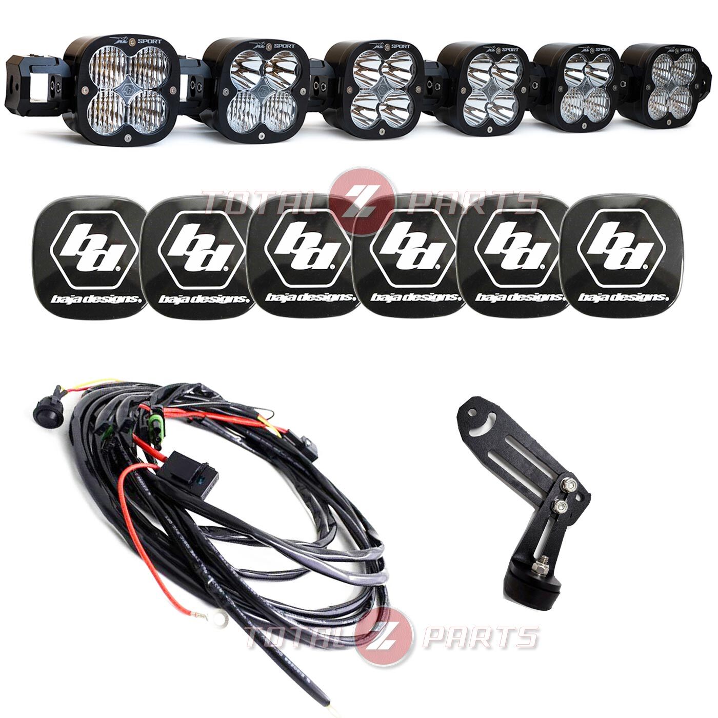 Baja Designs® 6 XL Linkable LED Light Bar 22,050 lm Universal w/Wiring & Covers
