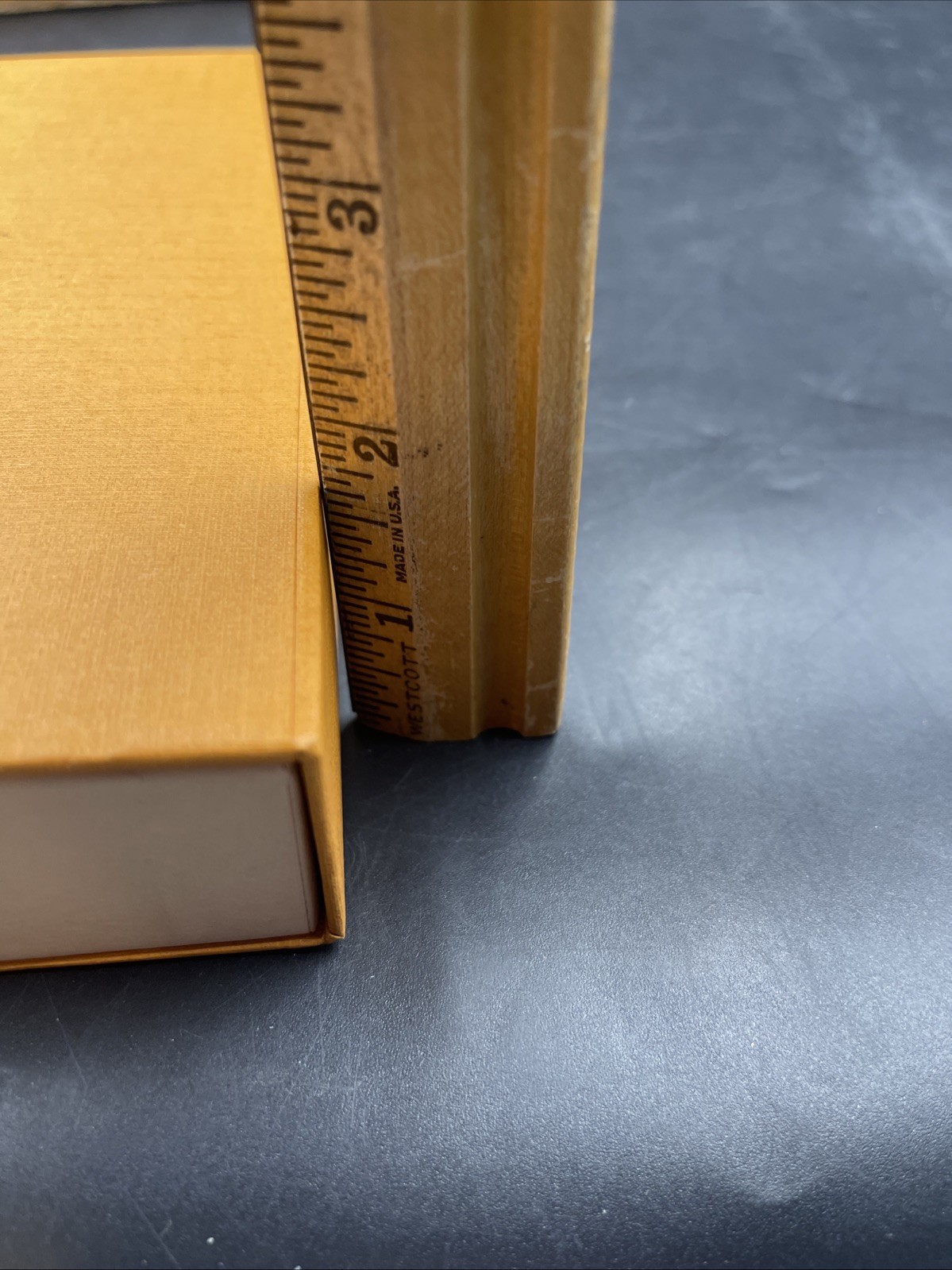 Louis Vuitton Orange Drawer Gift Box with Blue Pull Tab – 7.12 “ Square