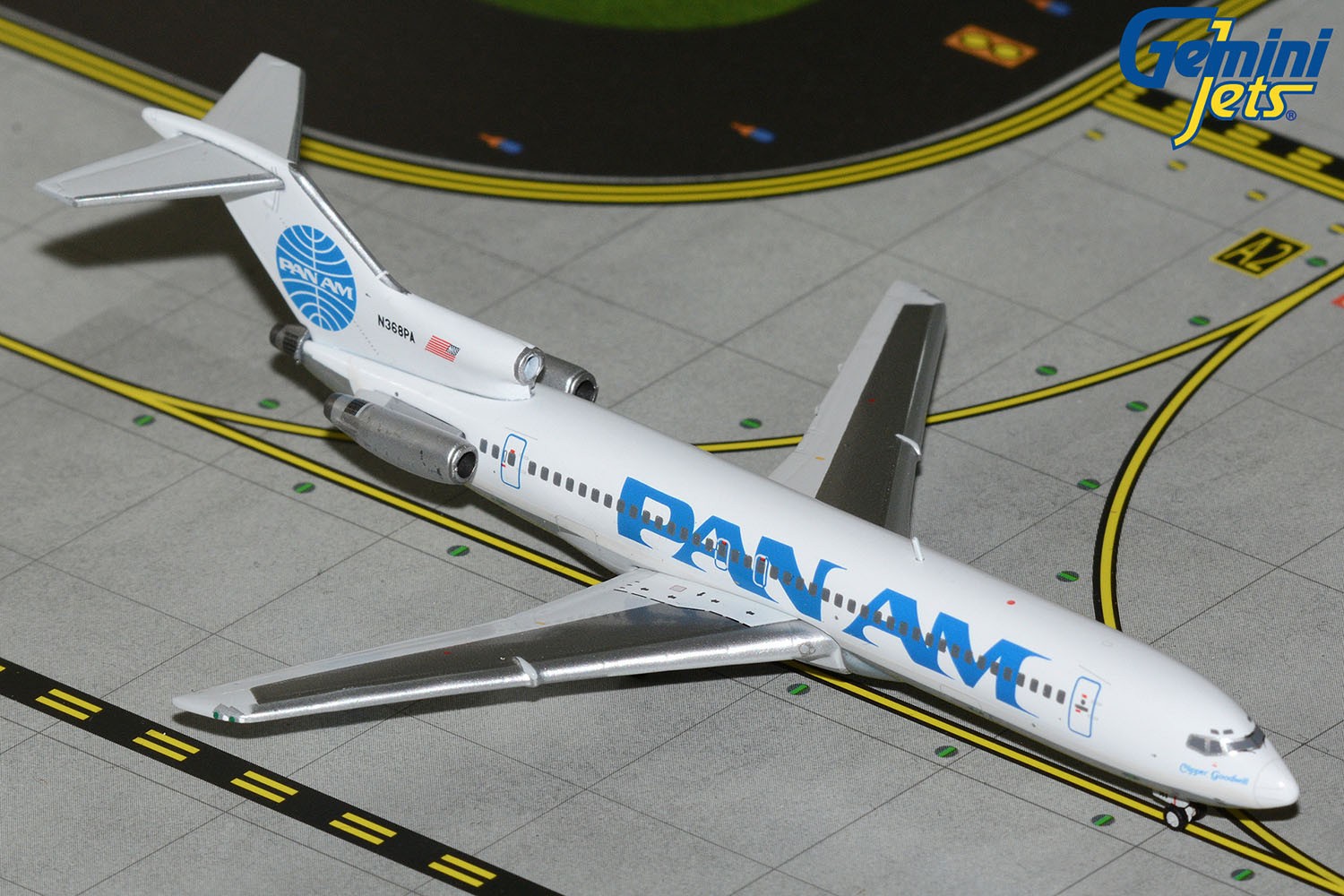 GeminiJets 1:400 Pan American Boeing 727-200 N368PA GJPAA2344 IN STOCK