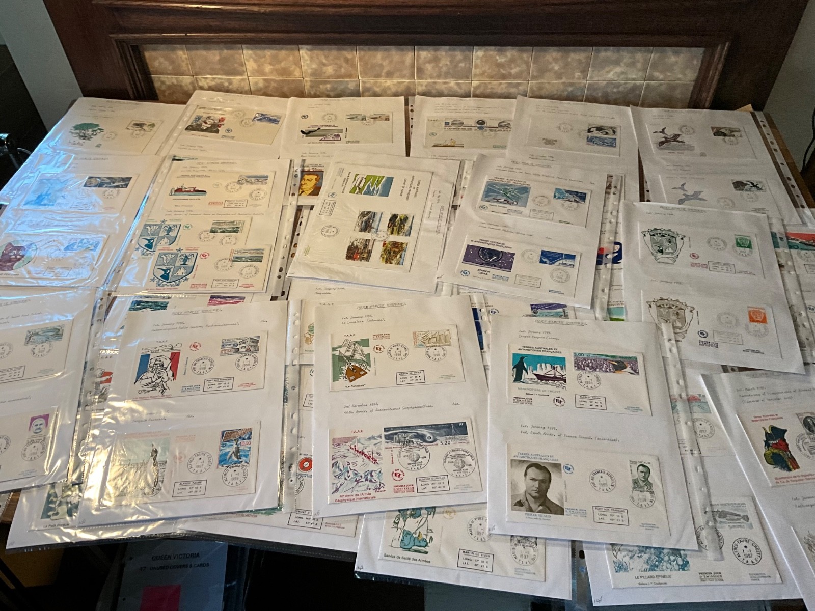 French Antarctic Territory fdc large lot 103 covers h13