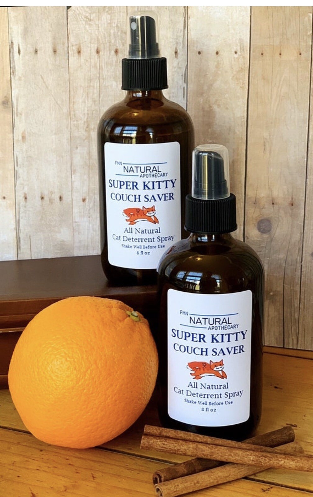 FMN Natural Cat Deterrent Spray. Cat Scratch Furniture Protection. Cat Repellent