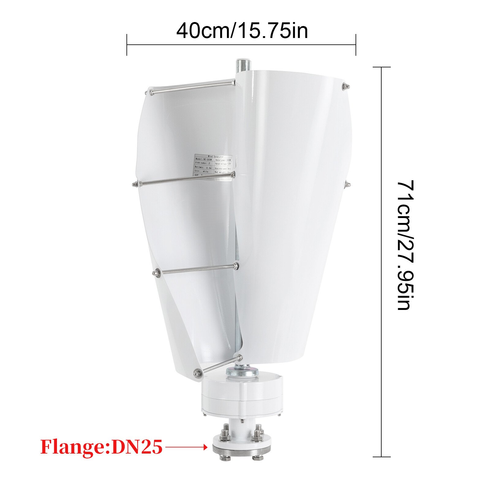 Wind Turbine, Vertical Axis Wind Turbine Generator with Controller, Wind Turbine