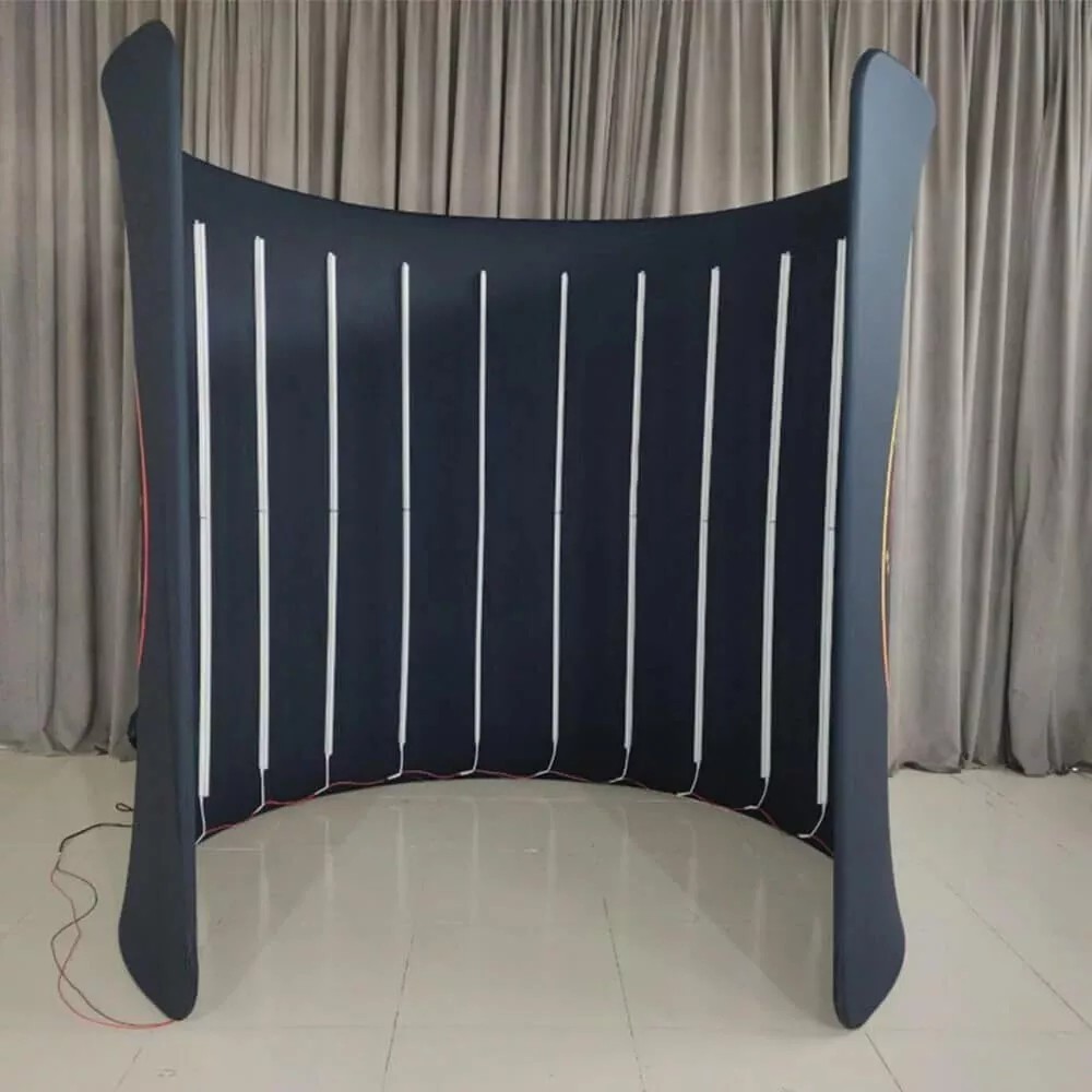 10'W x 8'H 360 Photo Booth Backdrop Frame LED Backdrop Enclosure For Studio