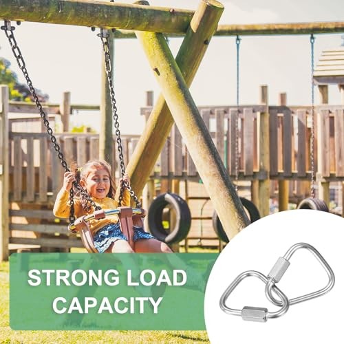 Quick Chain Link Connector, Stainless Steel Locking Repair Chain M3.5（1/8"）