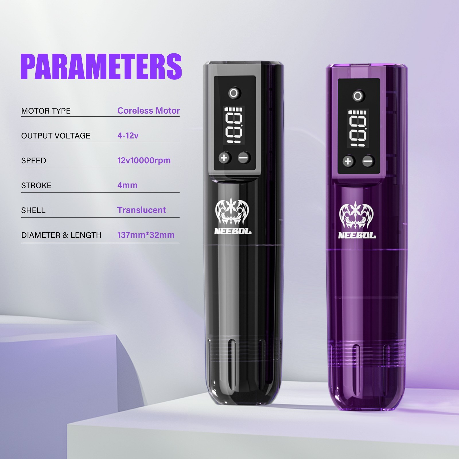 Complete Tattoo Pen Kit Wireless Tattoo MachineGun with Needle Ink Tattoo Supply