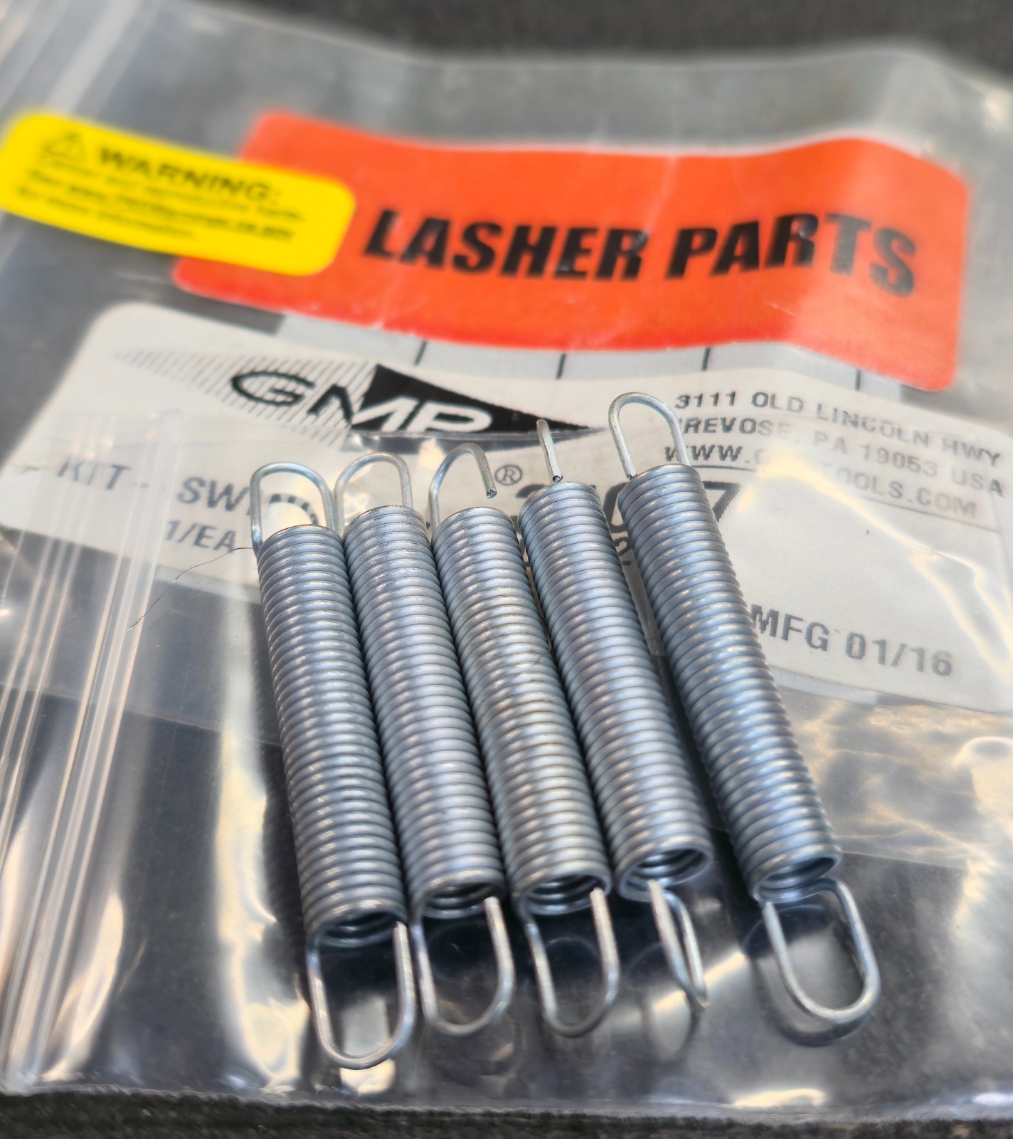 5 Units Cable Lasher J2 - C2 Racket Springs New