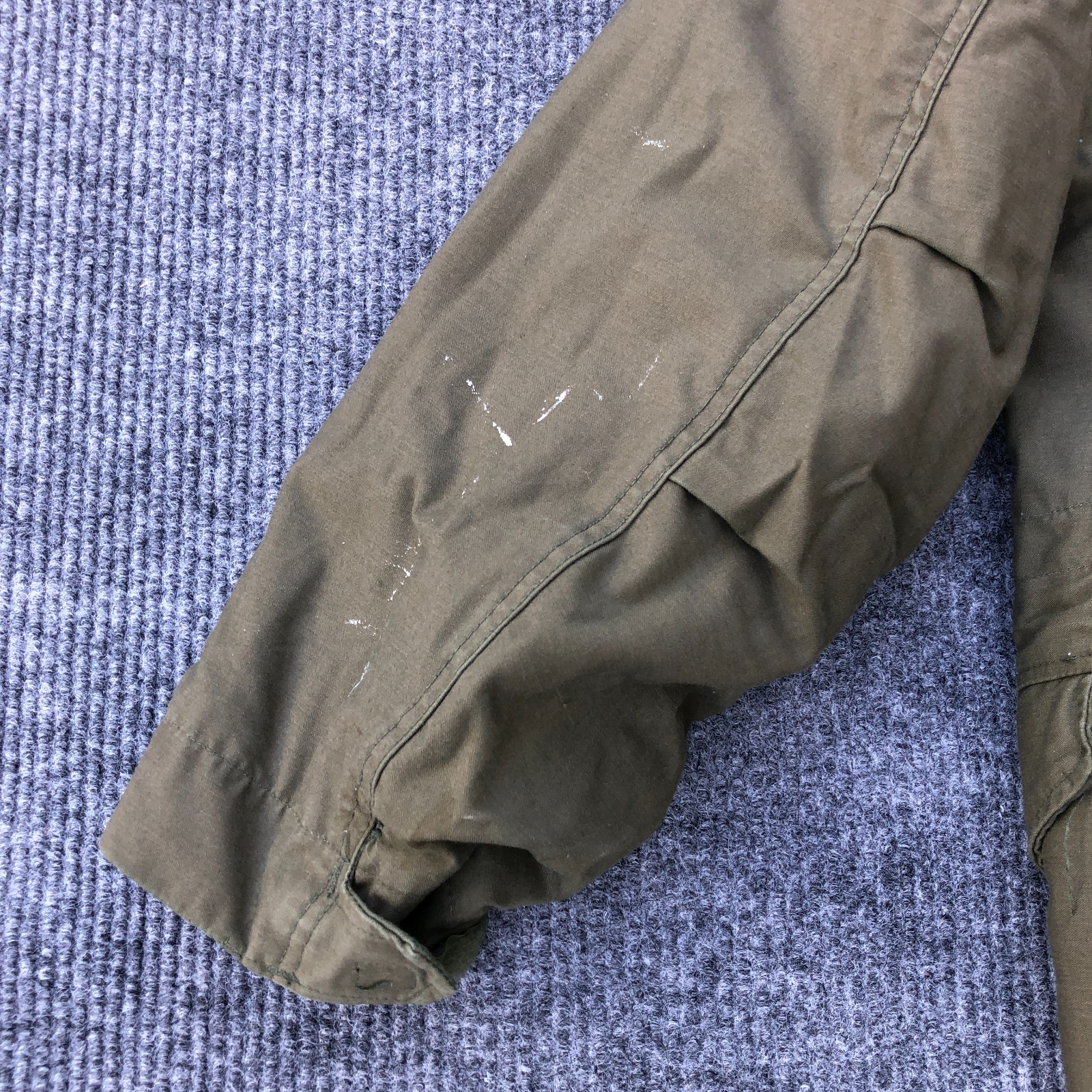 US Military Jacket Men Medium Regular OG 107 Field Coat Cold Weather Paint