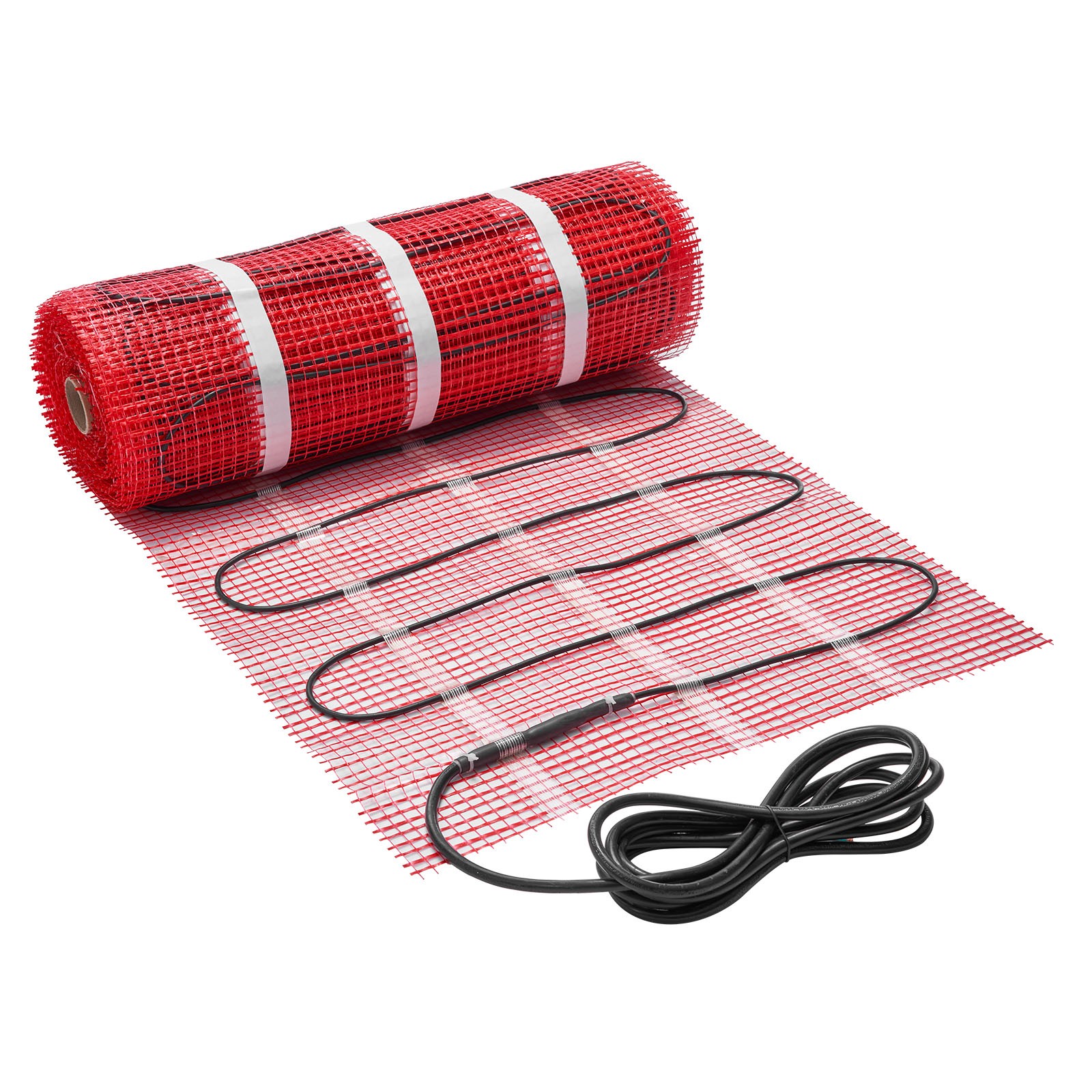 50 sqft Self-Adhesive Mesh Floor Heating Mat 120V Electric Radiant System