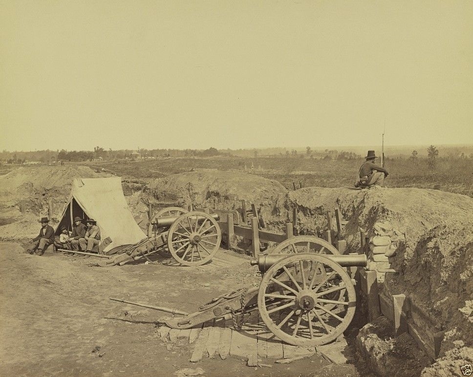 Confederate Fort Peachtree Street Atlanta Georgia New 8x10 US Civil War Photo